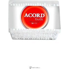 تصویر گوش پاک کن آکورد ACORD مدل COTTON BUDS بسته 180 عددی 