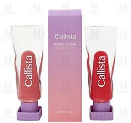 تصویر رژگونه مایع رزی گلو کالیستا شماره 20 