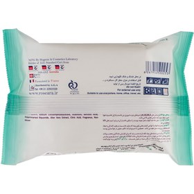 تصویر دستمال مرطوب پاک کننده آرایش پوست خشک و حساس یونی لد Uni Led Antibacterial Hand Cleansing Wet Wipes Dry And Sensitive Skin