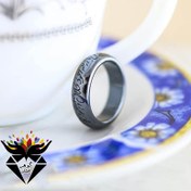 تصویر حلقه حدید صینی هفت جلاله کد 1016 