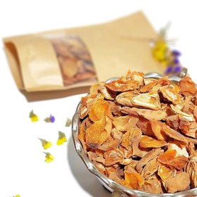 تصویر برگه زردالو ارگانیک 