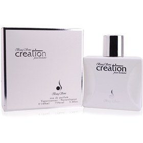 تصویر ادکلن باگ سانز کریشن سفید پورهوم حجم 100 میل Baug Sons Creation pour home 100 ml