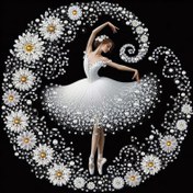 تصویر نقاشی الماسی بزرگسال بالرین – سایز 30*30 