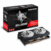 تصویر کارت گرافیک پاورکالر مدل RX 6600XT Hellhound 8G GDDR6 در حد نو 