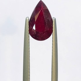 تصویر نگین یاقوت سرخ سایز 12*7 