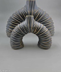 تصویر گلدان های نیم دونات چیندار جفت تیس ایران 