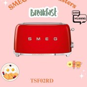 تصویر توستر اسمگ مدل SMEG TSF02RDUK SMEG Toaster TSF02RDUK