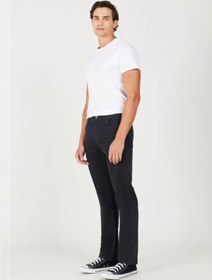 تصویر شلوار کتان مردانه مشکی با کمر معمولی مدل W121Y6100 تگزاس (غیر جین) برند wrangler Regular Waist Black Men's Chino Pants W121Y6100 Texas Non Denim Pants