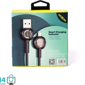 تصویر کابل تبدیل USB به MicroUSB موکسوم مدل MX-CB72 طول 1 متر MOXOM MX-CB72 USB To micro USB CHARGING CABLE 1M