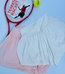 تصویر دامن شلوارکی زنانه تنیسی سبک و راحت رنگی 