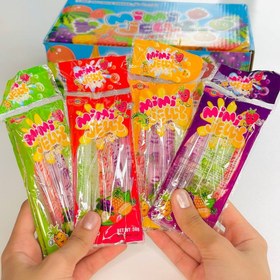 تصویر نی ژله میوه ای ۵عددی 