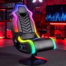 X rocker gaming chair best sale with lights