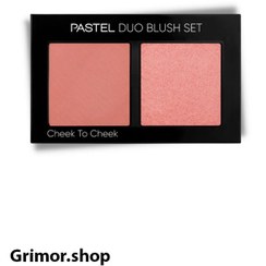 تصویر پالت رژگونه دو رنگ پاستل (Pastel) مدل کد 10 