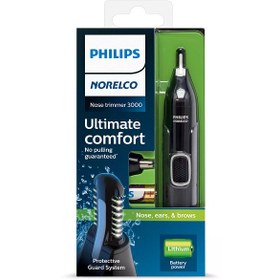 تصویر موزن گوش و بینی فیلیپس نورلکو مدل NT3600 Haircut for nose, ears and eyebrows Philips Norelco NT3600