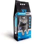 تصویر خاک گربه واندر وایت Wonder White Clumping Cat Litter