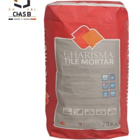 تصویر چسب کاشی و سرامیک اسلب پودری (PFT) کاریزما سفید – CHARISMA TILE MORTAR (PFT) 20KG 