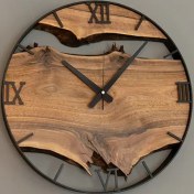 تصویر ساعت روستیک مینیمال 