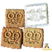 تصویر کاتر کوکی و شیرینی طرح باب اسفنجی 