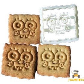 تصویر کاتر کوکی و شیرینی طرح باب اسفنجی 