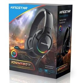 تصویر هدست گیمینگ کینگ استار مدل KWH195G Kingstar KWH195G gaming headset