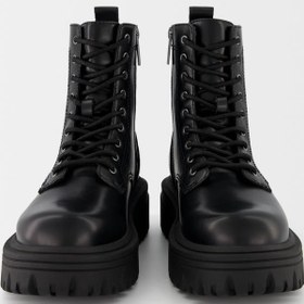 تصویر نیمبوت مردانه برشکا Lace-up platform ankle boots 