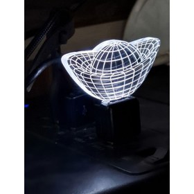 تصویر چراغ usb سه بعدی cheragh se bood