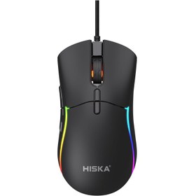 تصویر ماوس گیمینگ هیسکا مدل HX-MOG340 Hiska Gaming Mouse HX-MOG340