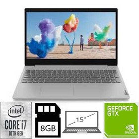 تصویر لپ تاپ لنوو 15.6 اینچی مدل Ideapad 3 پردازنده Core i7 1165G7 رم 8GB حافظه 512GB SSD گرافیک 2GB MX450 Ideapad 3 Core i7 1165G7 8GB 512GB SSD 2GB MX450 FHD Laptop