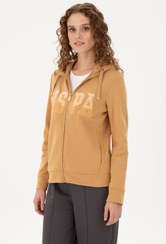 تصویر هودی زنانه شتری یو اس پولو 