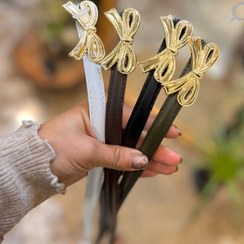 تصویر کمربند پاپیون طلایی 