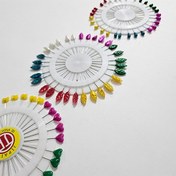 تصویر سوزن ته‌گرد طرح برگ و قلب 