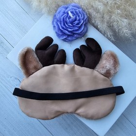 تصویر چشم بند گوزن کریسمس Blindfold Deer Christmas