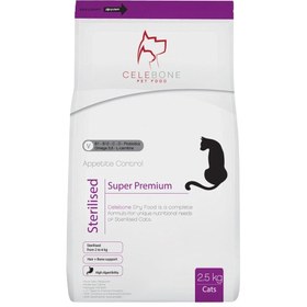 تصویر غذای خشک مناسب گربه عقیم شده برند سلبون 2.5 کیلوگرمی Celebone Sterilised Cat Super Premium 2.5Kg