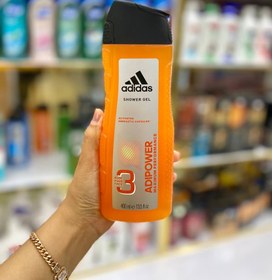 تصویر شامپو سر و بدن آدی پاور آدیداس adidas shower gel 3 in 1 adipower