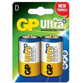 تصویر باتری 1.5 ولت ULTRA PLUS سایز D مارک GP بسته 2 عددی 