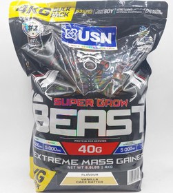 تصویر گینر مس یو اس ان سوپر گرو بیست ۴ کیلو گرم Gainer USN Super Grow Beast 4kg