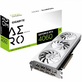 تصویر کارت گرافیک گیگابایت مدل GeForce RTX™ 4060 ا GigaByte GeForce RTX™ 4060 AERO OC 8G Graphics Card GigaByte GeForce RTX™ 4060 AERO OC 8G Graphics Card