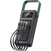 تصویر پاور بانک گرین لاین مدل Solar Max ظرفیت 30000 میلی آمپر ساعت Power Bank Green Lion Solar Max