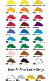 تصویر گواش وستا کد 330 IridescentWhite حجم 30 میل 