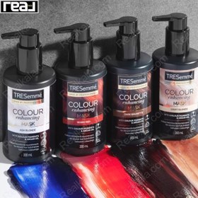 تصویر ماسک مو ترزمی TRESemme سری Colouring مدل DARK BRUNETTE مناسب موهای قهوه ای حجم 200 میل- اتحادیه اروپا ماسک مو DARK BRUNETTE مناسب موهای قهوه ای انواع مو 120 میل ترزمه | Tresemme