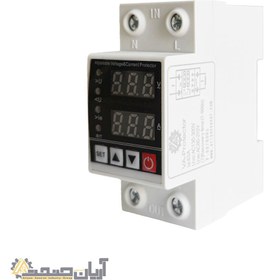 تصویر محافظ تکفاز 63 آمپر YD مدل 1913 با قابلیت تنظیم ولتاژ و جریان 