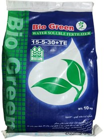 تصویر 15-5-30 بیوگرین 10 کیلویی NPK 15-5-30 biogreen