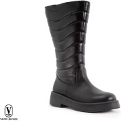 تصویر پوتین زنانه چرم (کد 8711) 