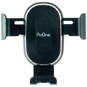 تصویر پایه نگهدارنده و شارژر بی سیم گوشی موبایل پرووان مدل PHD01 PROONE model PHD01 mobile phone holder and wireless charger