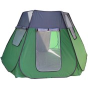 تصویر چادر مسافرتی ۱۸ نفره مدل ALFA ch29 شش ضلعی 