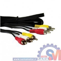 تصویر کابل 3 به 3 دی نت مدل RCA طول 1.5 متر D-Net RCA Cable 1.5m