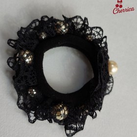 تصویر کش مو مرواریدی توری کد 32 