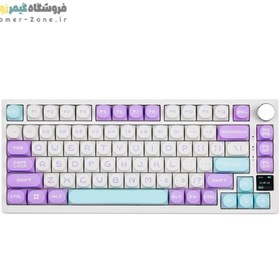 تصویر کیبورد گیمینگ بی سیم مکانیکال مجهز به GASKET ایجز مدل Ajazz AK820 Pro RGB Hot Swappable Gasket Mounted Wireless Mechanical Gaming Keyboard 