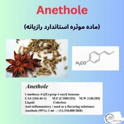 تصویر آنتول anethole ماده استاندارد رازیانه anethole analytical standard