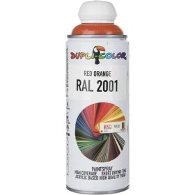 تصویر اسپری رنگ نارنجی Dupli-Color RAL 2001 400ml Dupli-Color 400ml RAL 2001 Red Orange Paint Spray